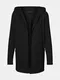 Black cardigan hooded VERO MODA Doffy
