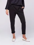 Črna 7/8 dolg Slip-on Hlače za dame image