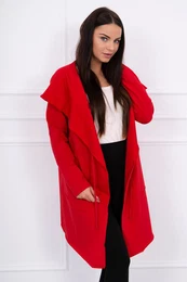 Red cape with loose hood