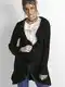 Black knitted sweater