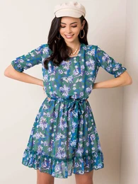 enska obleka Fashionhunters Patterned