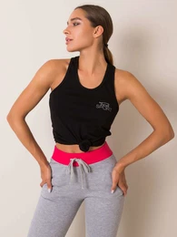 Black sports top from Sophie FOR FITNESS
