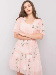 enska obleka Fashionhunters Floral