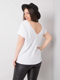 enska majica Fashionhunters Plus size