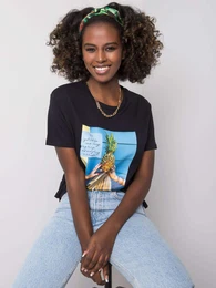 enska majica Fashionhunters Cotton