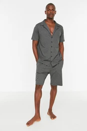 Herren-Pyjama Knitted
