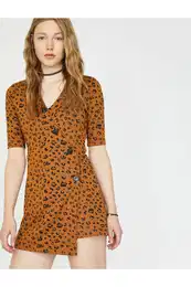 Women's Leopard Print Jumpsuit