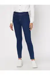 High Waist, Slim Fit Skinny Leg Jeans.