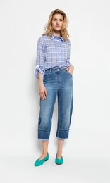 Woman's Trousers W-Dk-5205-0E-U7-50-1