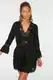 enska obleka Trendyol Lace detailed