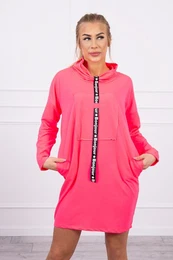Tie dress pink neon