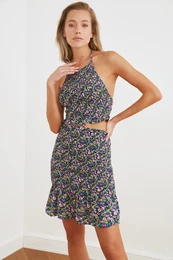 Colorful Gipel Shorts Detailed Viscose Beach Bottom-Top Team