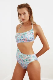 enske enodelne kopalke Patterned