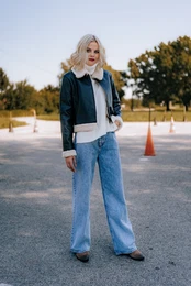 enske kavbojke High waist