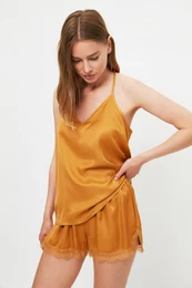 pyamov sada - khaki - jednobarevn