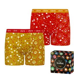 Men's boxers Zodiac Waage 2P Gift box