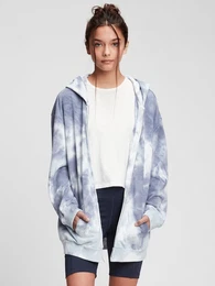 Dtsk mikina oversized tunic hoodie - Holky
