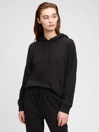 Pajama Top Slub Jersey Hoodie - Women's
