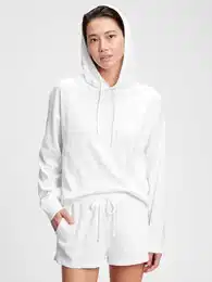 Pajama Top Slub Jersey Hoodie - Women's