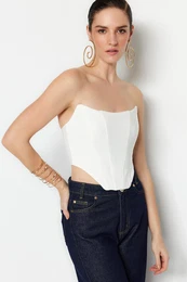 enski top Strapless