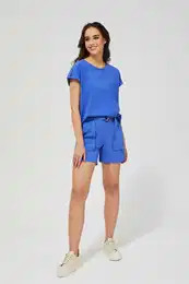 Viscose shorts - blue