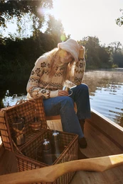 enski pulover Patterned