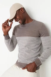 Herren-Pullover Striped