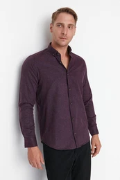 Herren Hemd Burgundy