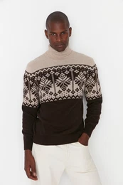 Herren Pullover Jacquard