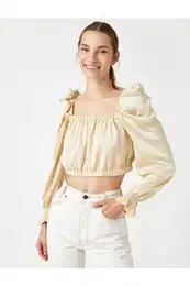 Women's Beige Blouse