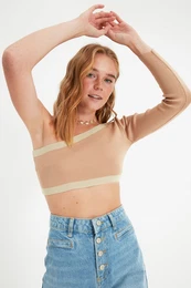 Norkov Crop Pleten Halenka na Jedno Rameno