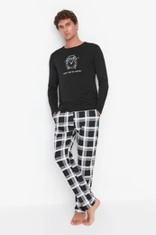 Herren Pyjama Patterned