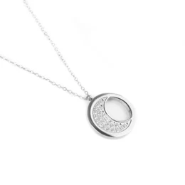 Silver moon pendant