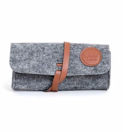 Grey glasses case