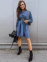 Lepo Denim Obleka za dame image