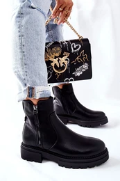 Vysok Boty S Jezdci ern Silvan