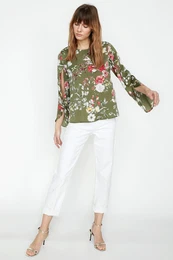 Women's Green Blouse