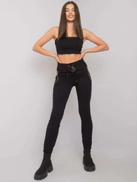Women's sweatpants Fashionhunters Black