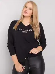 Vt ern dmsk halenka s npisem
