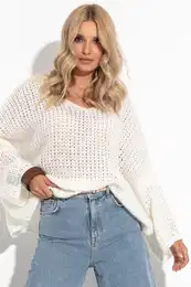 enski pulover Oversized
