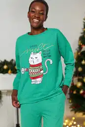 enska piama komplet Christmas