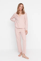 Powder 100% Cotton Printed Knitted Pajama Set