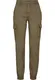 Women's high-waisted cargo trousers olive