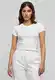 Women's Stretch Jersey Cropped Tee White