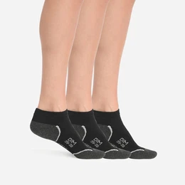 IN-SHOE 3x - Women's sports socks 3 pairs - black