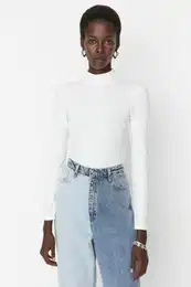 Women's top TWOAW21BD0008/burgundy