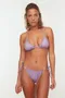 S čopki Bikini velikih velikosti za dame image