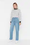 Pruhované Mom Jeans image
