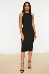 Dress - Schwarz - Bodycon