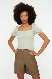 Blouse - Green - Regular fit